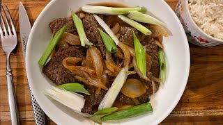 Beef Cube Steaks with Onions Biftec Doble Encebollado [upl. by Khalsa140]