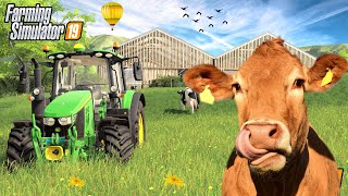 THE COWS ARE HOME  Purbeck Valley Farm Farming Simulator 19  Episode 6 [upl. by Ennoved]