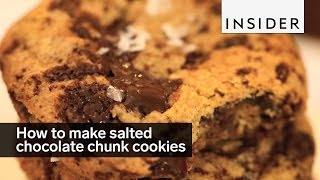 Salted Chocolate Chunk cookies [upl. by Eenrahc]