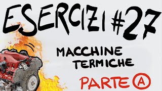 FISICA esercizi 27 A  Cicli Termodinamici Rendimento 2º Principio della Termodinamica [upl. by Rem]