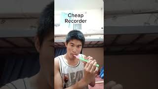 Recorder vs cheap recorder beatbox beatboxcommunity beatboxing [upl. by Gorski]