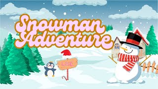 Magical Snowfall Adventure Song Building the Perfect Snowman with Kids [upl. by Anilef]