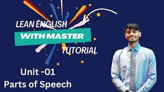 Learn English With Master by Jahangir Alam Sir Parts of Speech Unit 1 Class 1 DU BCS Bank JU [upl. by Renaxela]