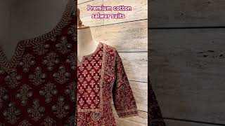 Premium cotton salwar suits online shopping officewearstyle officewear officeoutfit readytowear [upl. by Cecilia425]