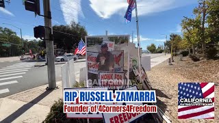 4Corners MAGA Flag Wave  Poway CA [upl. by Chaddy]