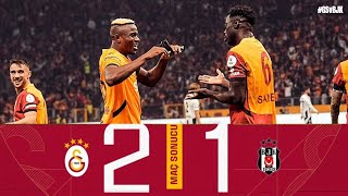 Galatasaray  Beşiktaş 21 Maç Özeti Süper Lig 202425 [upl. by Landy]