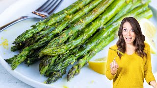 Lemon Garlic Roasted Asparagus Ready in 20 Minutes [upl. by Assirahs521]