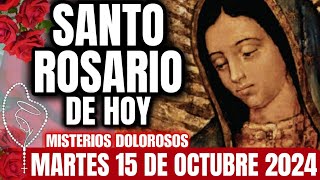 💙SANTO ROSARIO de HOY💙 MARTES 15 de OCTUBRE 2024🌹MISTERIOS DOLOROSOS🌹 [upl. by Rutger]