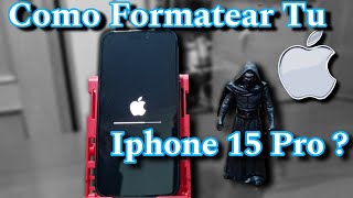 Como Formatear tu iphone 15 pro Iphone 15 plus Iphone 15 pro max [upl. by Hallutama]