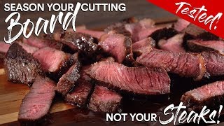 Season your CUTTING BOARD not YOUR STEAK Experiment  Sous Vide Everything [upl. by Asserrac]