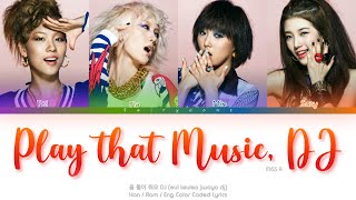 miss A 미쓰에이 Play that Music DJ 을 틀어 줘요 DJ Color Coded Lyrics HanRomEng [upl. by Syst]