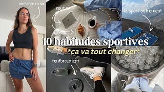 10 habitudes SPORTIVES pour booster ta SANTÉ mentale [upl. by Jillie]