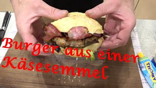 Burger aus einer Käsesemmel  Der Grilljunky 612 [upl. by Mariano]