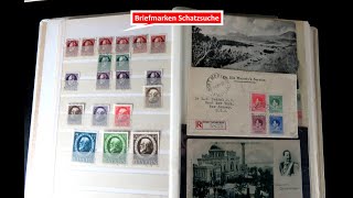 Livestream Briefmarken wertvoll Schatzsuche alte Briefe und Briefmarkensammlung Bayern [upl. by Ethbin944]