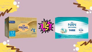 PROMIL GOLD VS NAN OPTIPRO NUTRITION FACTS BASED REVIEW MILK FOR 13 YEARS OLD [upl. by Oker]