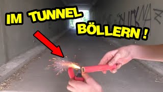 Im Tunnel Böllern  Super BöllerFröscheHarzer KnallerSuper Crackers [upl. by Sillad]