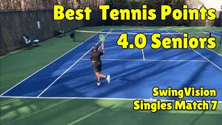 Watch best of senior tennis Top five points Match 7 [upl. by Andromada]