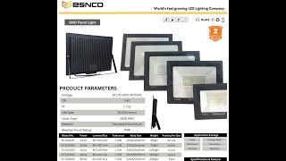 ESNCO SMD FLOOD LIGHT IP66  FLOOD LIGHT 100w 200w 400w 600w 800w with ip66 RATING [upl. by Scever827]