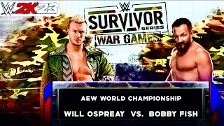 WILL OSPREY VS BOBBY FISH 2K23 Simulation Match [upl. by Ylrae]