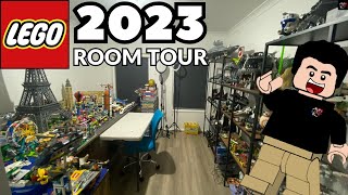 MY 10k LEGO ROOM TOUR 2023 [upl. by Nosidam]