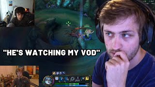 Caedrel Reacts to Sodas LoL Gameplay and Sodapoppin Reacts Back [upl. by Ynahirb141]