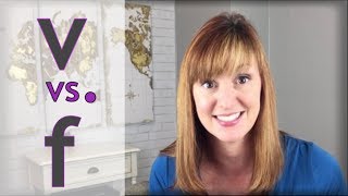 How to Say V and F  Pronounce V and F in English  American Accent Lesson [upl. by Edualc]