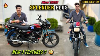 2023 Hero Splendor Plus Xtec New Colour Ride Review New Model  Features Price Mileage Splendorplus [upl. by Halimak]