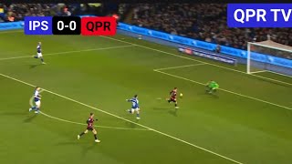 IPSWICH FRUSTRATED  IPSWICH TOWN 00 QPR HIGHLIGHTS [upl. by Aratal]