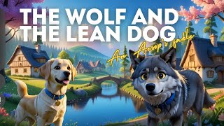 The Wolf And The Lean Dog  short animated story for kids  bedtime stories for kids [upl. by Eelram]