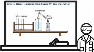 Test chimique des ions chlorure [upl. by Concoff]