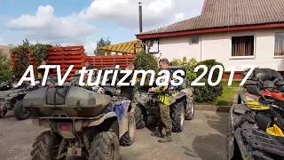 ATV tour Lithuania 2017 Kawasaki Brute Force 750 Yamaha Grizzly 700 [upl. by Sykes]