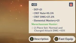 Why Genshin Why 🥹 Why always the DEF piece Genshin Impact artifact roll 52 banner [upl. by Assiled]