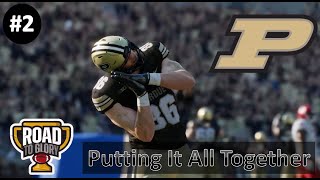 Proving To be a Start at Purdue l Road to Glory  Improviser QB l Episode 2 [upl. by Milurd396]