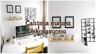 Kendin Yap  Çalışma Masası Dekorasyon  Study Desk Decor [upl. by Sommers399]