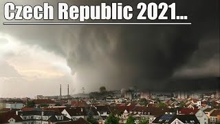 Apocalypse in the Czech Republic Tornado destroys cities in South Moravia [upl. by Giamo]