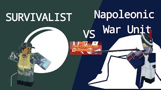 Roblox Crossovers  OneCharacter tournament SURVIVALIST VS NWU [upl. by Yurik]