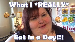 What a Morbidly Obese Girl REALLY Eats in a Day  122218 [upl. by Adlesirg175]