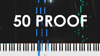 eaJ Jae of DAY6 — 50 Proof  Piano Cover Tutorial [upl. by Nylorahs]