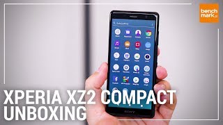 Sony Xperia XZ2 Compact  unboxing smartfona [upl. by Nwadal]