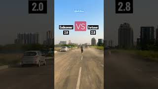 Endeavour vs Fortuner Drag Race🔥🔥 [upl. by Nerual312]