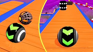 Sky Rolling Ball 3d  Gameplay SpeedRun Level 342 [upl. by Htessil]