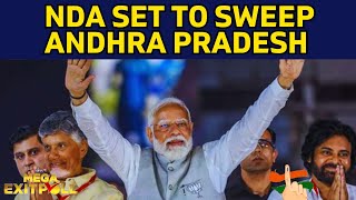 NDA Set To Sweep Andhra Pradesh  Exit Poll Predictions For Lok Sabha Polls 2024  NewsN18EP [upl. by Shurlocke]