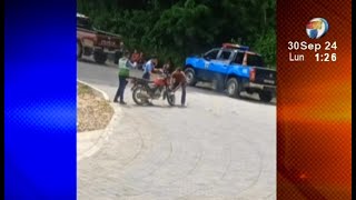 Motociclista pierde la vida al estrellarse contra una camioneta [upl. by Merralee]