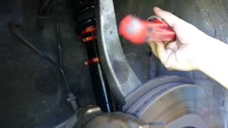 Stuck Coilover and adjustment [upl. by Atekehs]