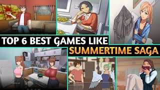 Top 5 Best Games Like Summertime saga  2024 summer time saga  Part4 [upl. by Ynahirb]