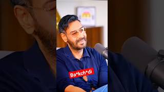 Bakchdi🤪😜Ajay Devgan hindi superstar podcast shorts viralvideo ytshorts [upl. by Ede]