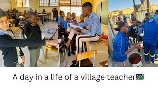 A day in a life of a village teacher🇳🇦🙌 [upl. by Llehsyar]