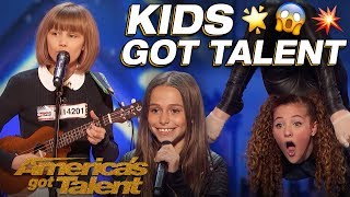 Grace VanderWaal Sofie Dossi And The Most Talented Kids Wow  America’s Got Talent [upl. by Cynera929]