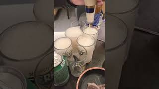 How to make Korean bomb liquor somaek sojumaekjubeer shorts [upl. by Merriman204]