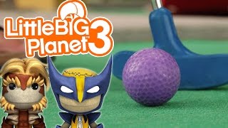 MINI GOLF MASTER  Little Big Planet 3 Multiplayer 51 [upl. by Akinimod]